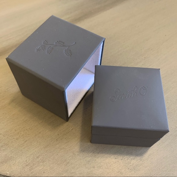 Sarah O Jewelry box, new, grey modern - Picture 4 of 4